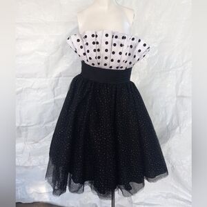 Night Moves Prom Collection Vintage Strapless Cocktail dress Size 8